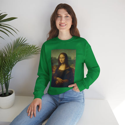 Mona Lisa by Leonardo da Vinci Unisex Heavy Blend™ Crewneck Sweatshirt