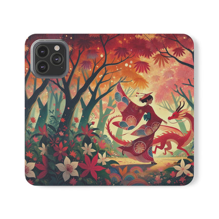 The Dragon Fairy’s Dance Flip Case – Enchanted Grace & Spring Magic