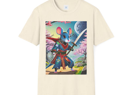 Cyber Samurai Rat Softstyle T-Shirt