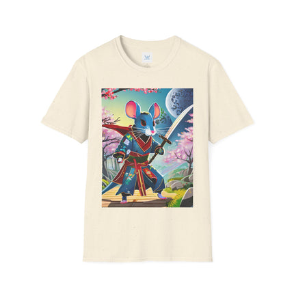 Cyber Samurai Rat Softstyle T-Shirt