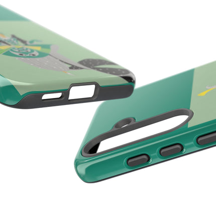 Peacock Dancer Phone Case – Opulent Glamour & Theatrical Elegance