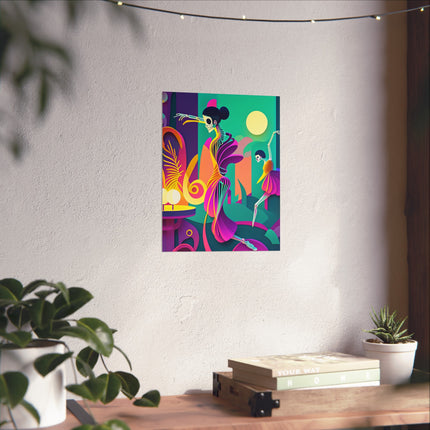 Dance of the Skeleton Ballerinas Fine Art Posters