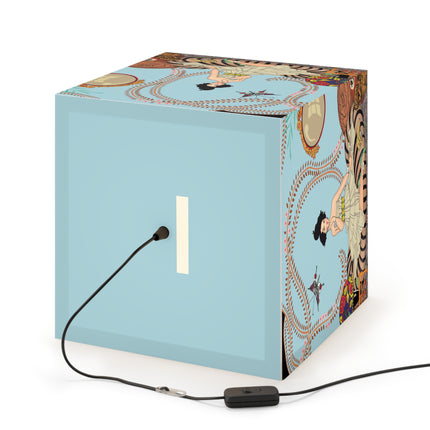 Minuit … ou l’appartement à la mode by George Barbier Light Cube Lamp