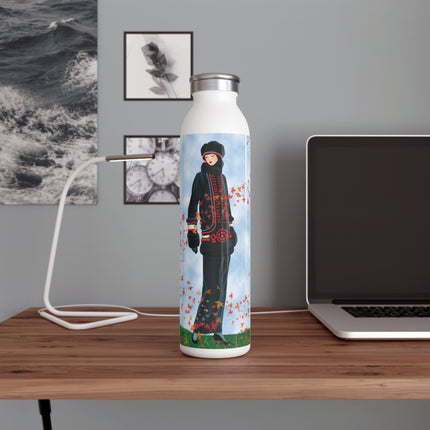 Elegance in Autumn Slim Water Bottle