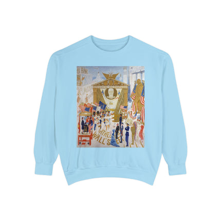 The Cathedrals of Wall Street Unisex Garment-Dyed Sweatshirt