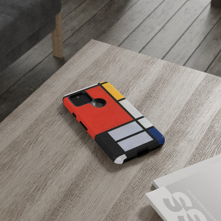 Composition with Red, Yellow, Blue, and Black by Piet Mondrian Phone Cases