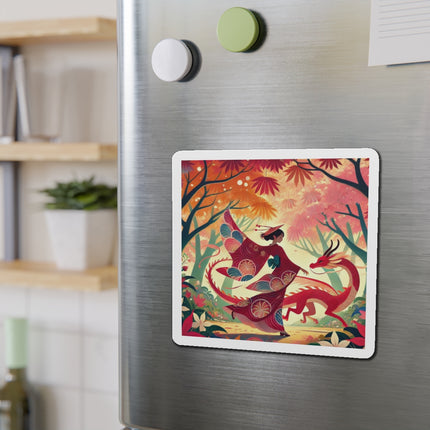 The Dragon Fairy’s Dance Die-Cut Magnets (5 Sizes)