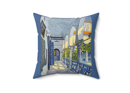 Gallery of a Moroccan Riad by George Gaudion Spun Polyester Square Pillow