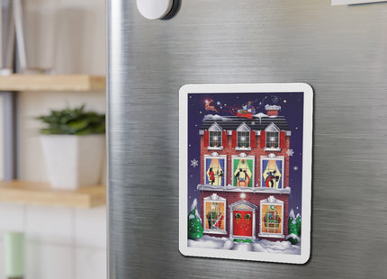 A Christmas Eve Celebration Die-Cut Magnets (5 Sizes)