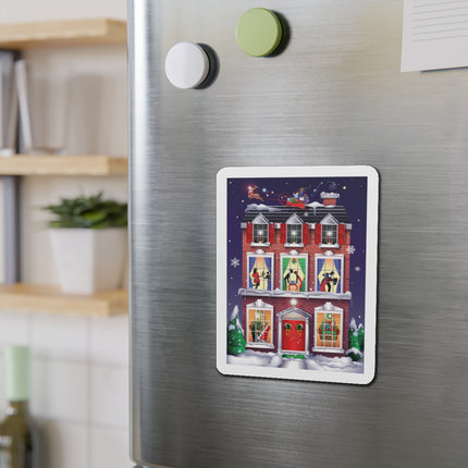 A Christmas Eve Celebration Die-Cut Magnets (5 Sizes)