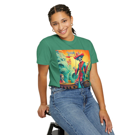 Skeleton Crew of the Misty Seas Unisex Garment-Dyed T-shirt