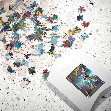 Neon Swarm Puzzle (110, 252, 520-piece)