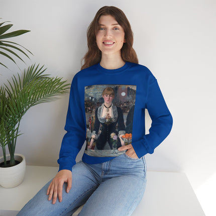 A Bar at the Folies-Bergère by Edouard Manet Heavy Blend™ Crewneck Sweatshirt