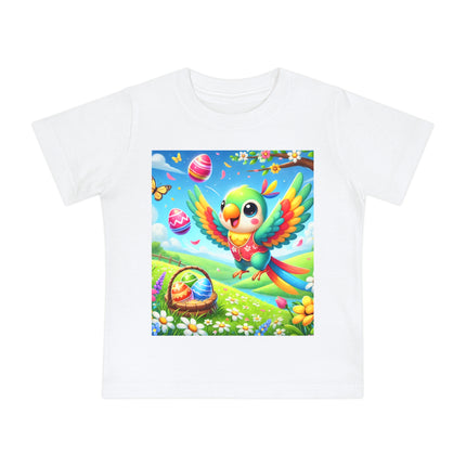 Easter Parrot Baby Short Sleeve T-Shirt