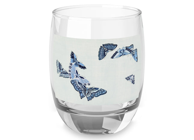 One Thousand Butterflies by Kamisaka Sekka Whiskey Glass