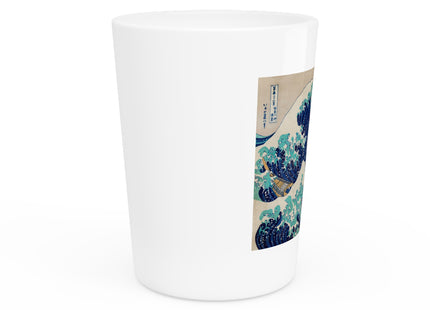 The Great Wave off Kanagawa by Katsushika Hokusai Ceramic Shot Glass