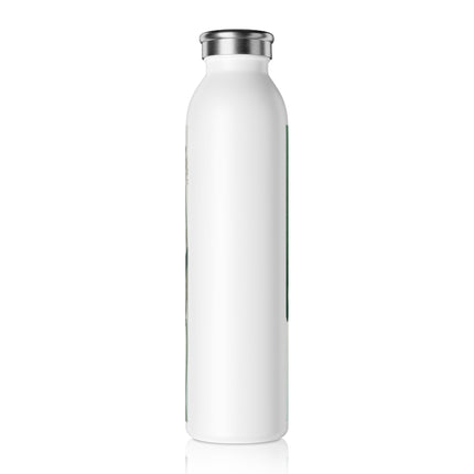 Blooming Lotus Flowers by Ohara Koson Slim Water Bottle