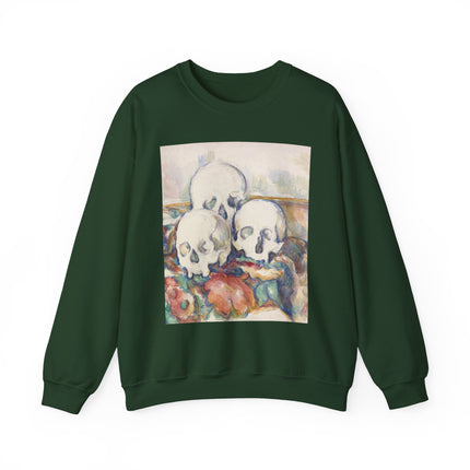 The Three Skulls by Paul Cézanne Unisex Heavy Blend™ Crewneck Sweatshirt