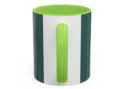 Candy Cane Timekeeper Bunny Colorful Mugs (11oz, 15oz)