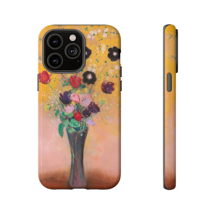 Vase of Flowers by Odilon Redon Phone Cases