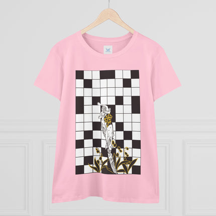 The Crossword Women's Midweight Cotton Tee