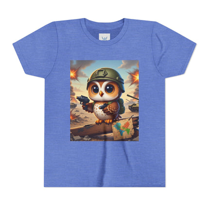 Owl on the Front Lines Youth Short Sleeve Tee