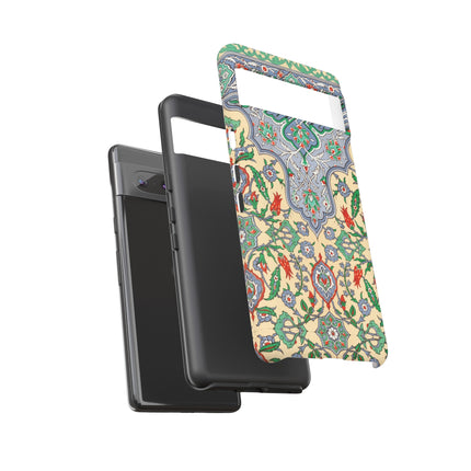 Arabic Art Pattern, Plate by Emile Prisse d’Avennes Phone Cases