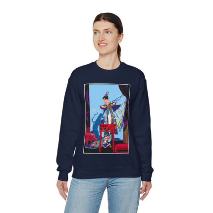 A Visual Journey by Umberto Brunelleschi Women's Heavy Blend™ Crewneck Sweatshirt