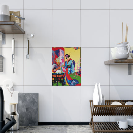 A Timeless Journey by Umberto Brunelleschi Ceramic Tile