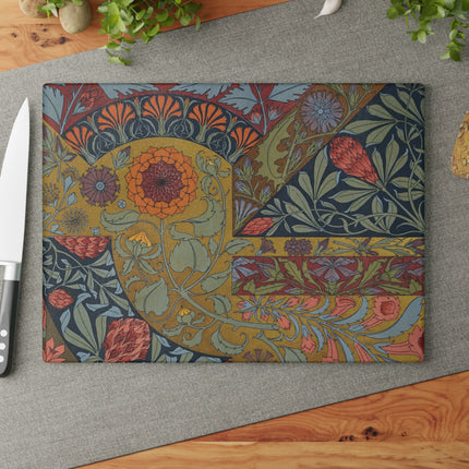 The Plant in Art and Industry Plate 068 by Anton Seder Glass Cutting Board