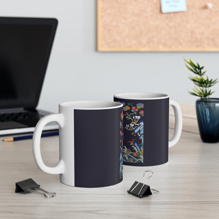 Rank Badge with Mandarin Duck Ceramic Mug 11oz