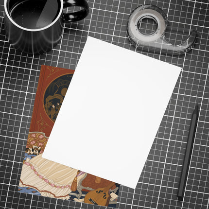 💌🌸 Lettre Postcards With Envelopes – George Barbier Art Deco Romantic Elegance