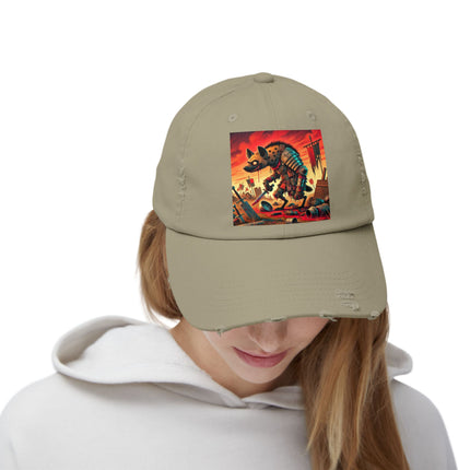 The Cunning Scavenger Unisex Distressed Cap
