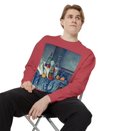 The Peppermint Bottle by Paul Cézanne Unisex Garment-Dyed Sweatshirt