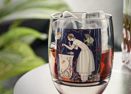 L'Etourdissant Petit Poisson (The Dazzling Little Fish) by George Barbier Whiskey Glass