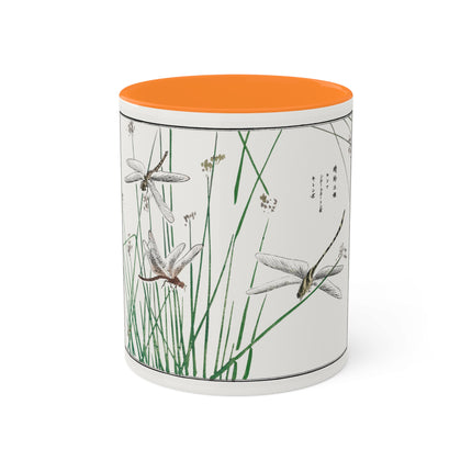 Dragonflies by Morimoto Toko Colorful Mugs, 11oz