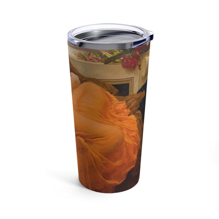 Flaming June by Frederic Leighton Tumbler 20oz