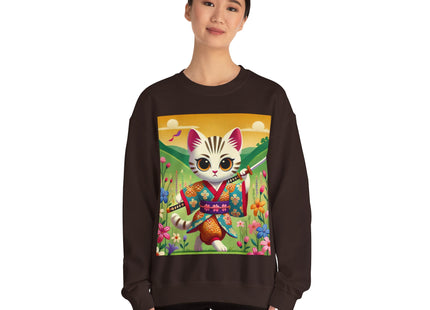Samurai Kitten Unisex Heavy Blend™ Crewneck Sweatshirt