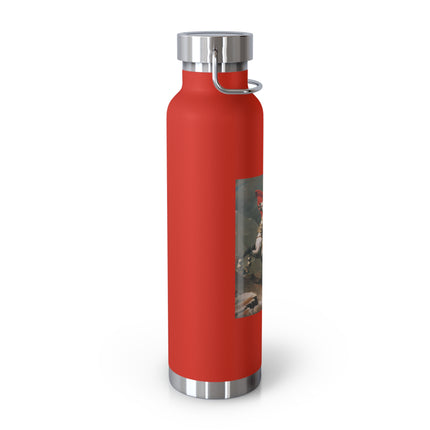 Napoleon Crossing the Alps by Jacques-Louis David Copper Vacuum Insulated Bottle, 22oz