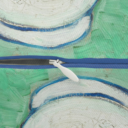 Irises by Vincent Van Gogh Spun Polyester Lumbar Pillow