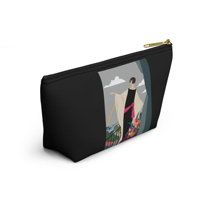 Rainbow Reverie Cosmetic Bag – Serene Elegance & Quiet Hope