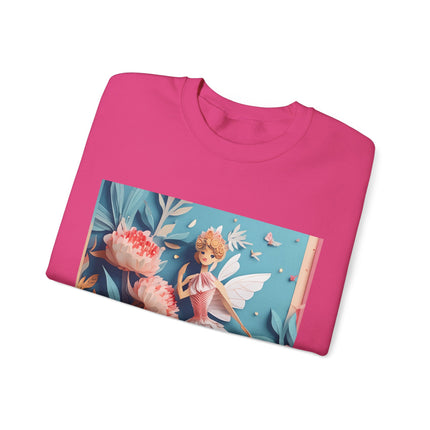Peony Fairy Unisex Heavy Blend™ Crewneck Sweatshirt