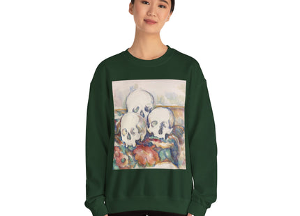 The Three Skulls by Paul Cézanne Unisex Heavy Blend™ Crewneck Sweatshirt
