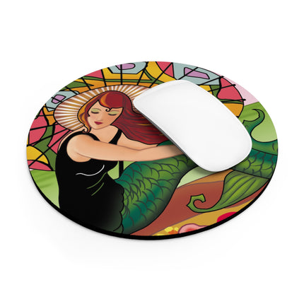 Siren Serenade  by Carlo Chiostri Mouse Pad, Round and Rectangle