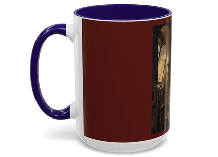 Raphael and his Muse in the Atelier by Vincenzo Abbati Colorful Mugs (11oz, 15oz)