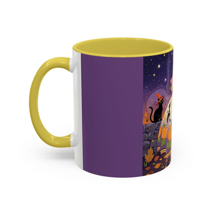 🎃🌙 The Pumpkin Moon Dress Colorful Mug – Whimsical Halloween Fashion