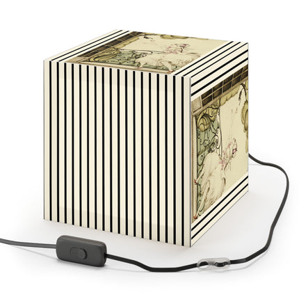 Sur talons rouges (On Red Heels) pl 02 by Gerda Wegener Light Cube Lamp