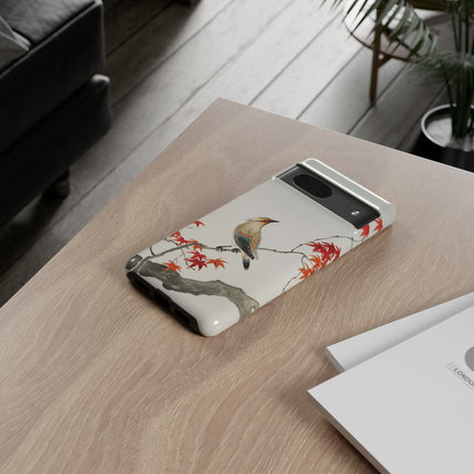 Japanese Bird on Maple by Ohara Koson Phone Cases