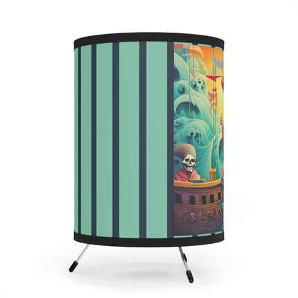 Skeleton Crew of the Misty Seas Tripod Lamp