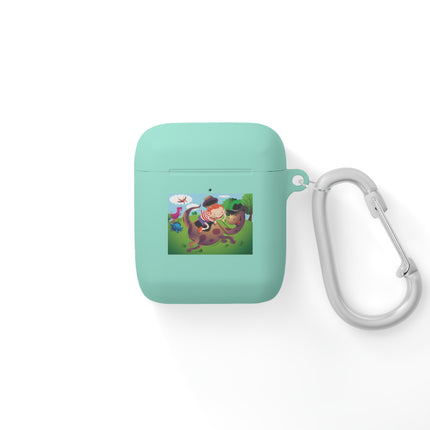 Rip-Roaring Celebration – Bold Modern Art AirPods Case